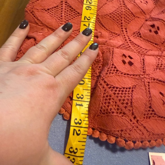 Angel Biba Orange Fit and Flare Dress with Sweetheart Neckline - Picture 4 of 7